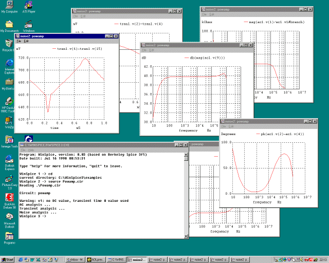 WinSpice Circuit Simulator